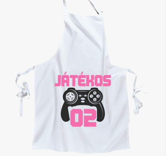 Játékos 02 gamer páros kötény...