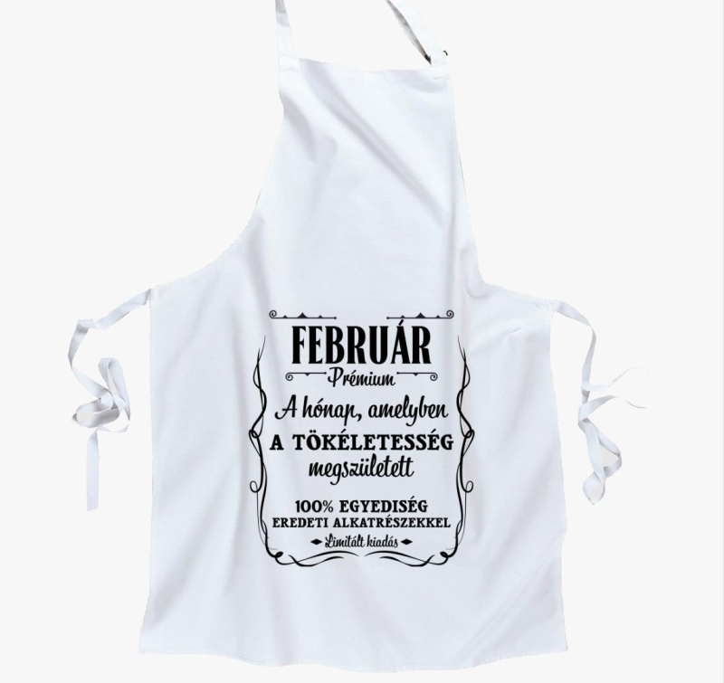 Február a hónap amelyben a tökéletesség megszületett kötény