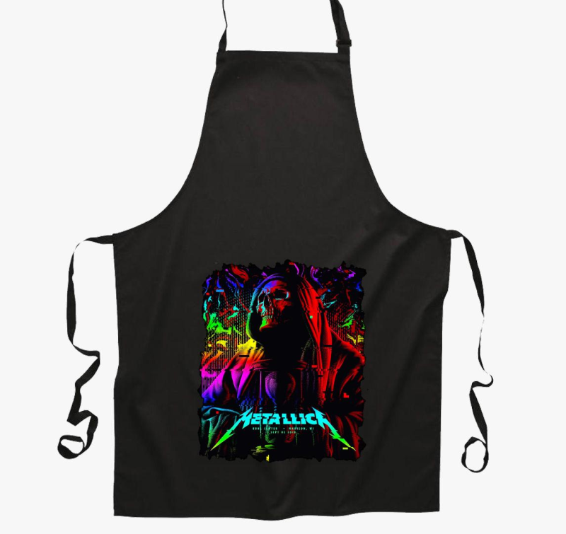 Metallica koncert plakát kötény