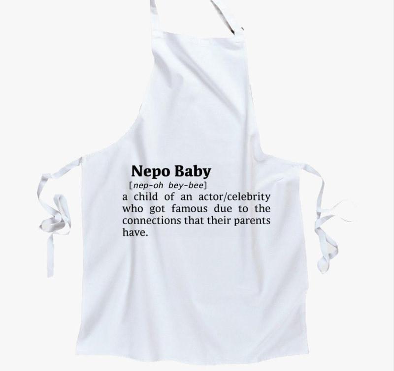 Nepo Baby - dictionary szótár idézetes kötény