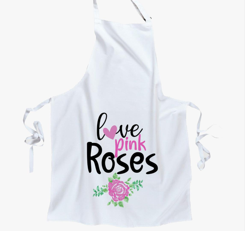 Love Pink Roses kötény