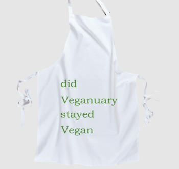 Did Veganuary (zöld betűs) kötény