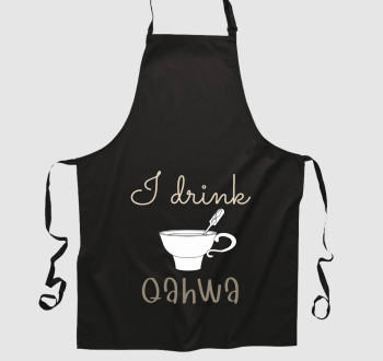 I drink Qahwa - török/arab kávé (világos) kötény