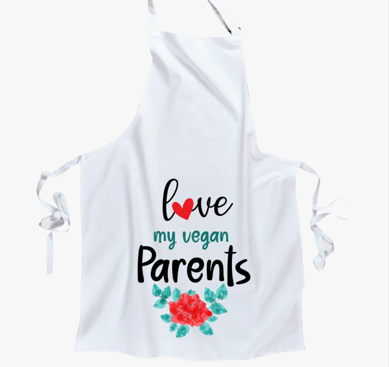 Love my Vegan Parents kötény
