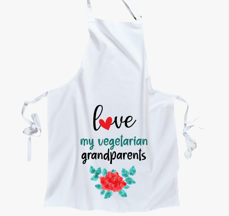 Love my Vegetarian Grandparents kötény