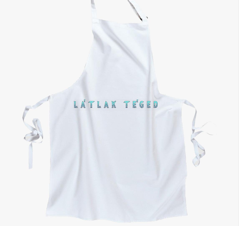 Látlak Téged (kék) kötény