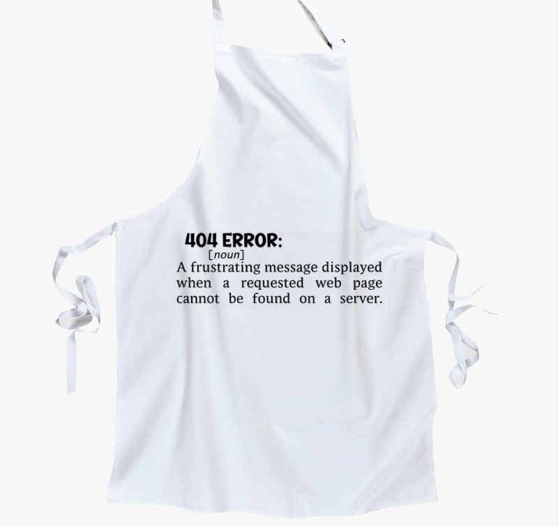 404 Error Dictionary kötény