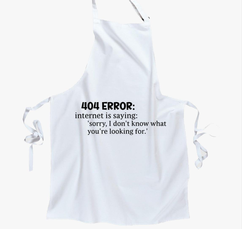 404 Error internet Dictionary kötény