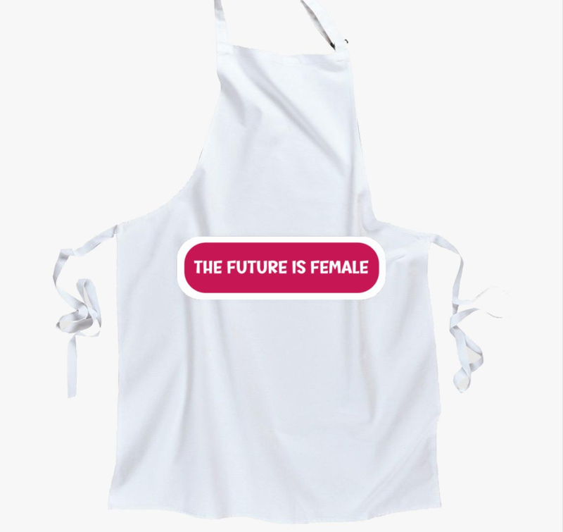 Future is female pink kötény