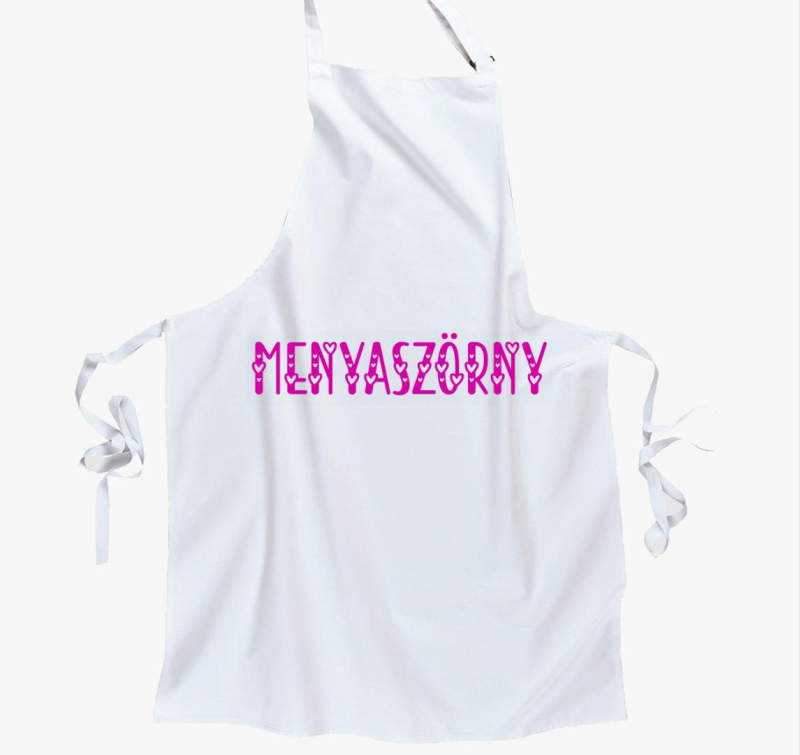 Menyaszörny pink kötény