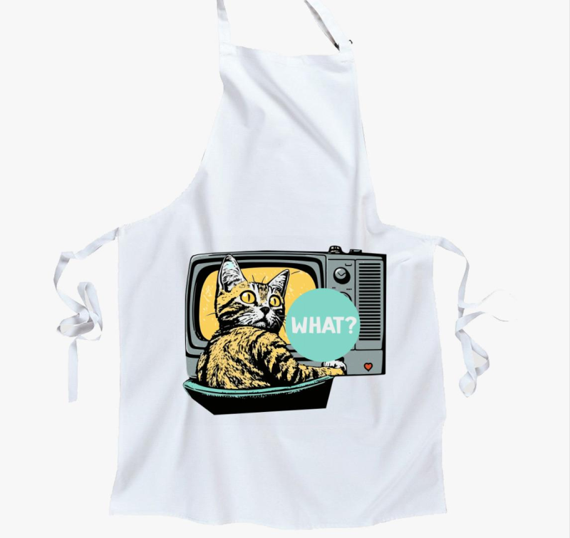 Macska WHAT kötény