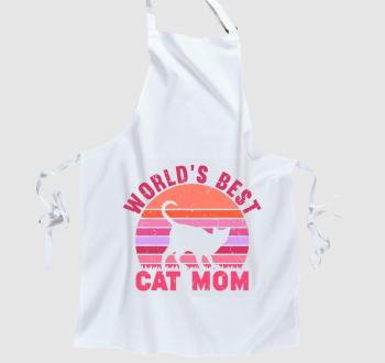Best Cat Mom kötény