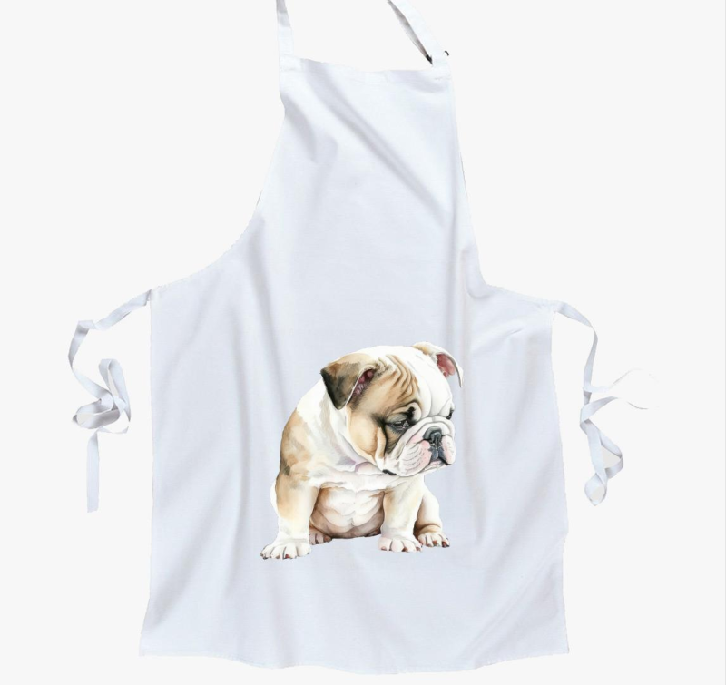 Angol bulldog kötény