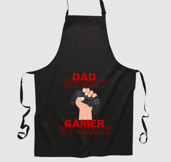 Dad by day gamer by night kötény
