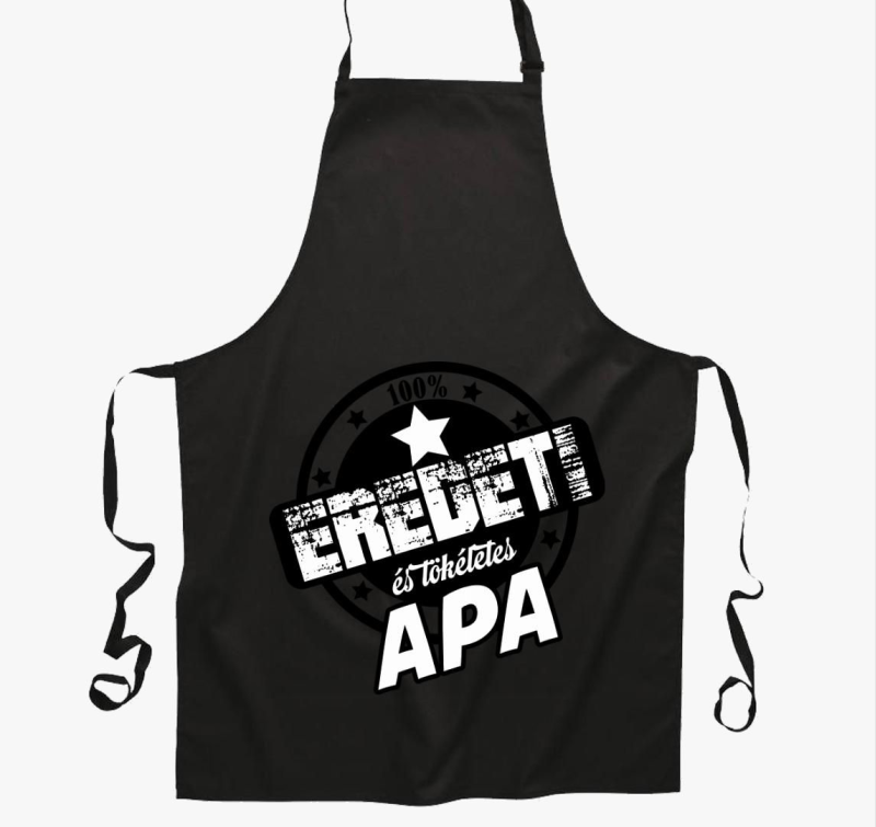 Apa tökéletes kötény