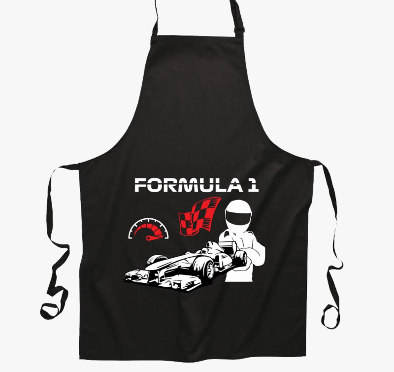 Formula 1 verseny kötény