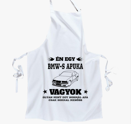 BMW-s apuka kötény
