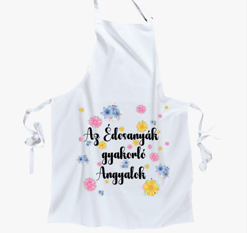 Édesanyák gyakorló angyalok kötény