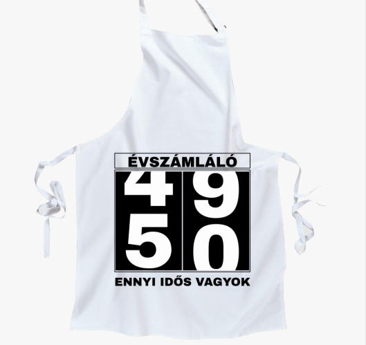 Évszámláló 50 éves szülinapi k...