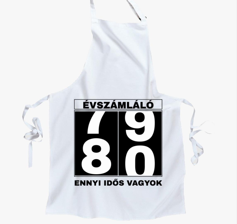 Évszámláló 80 éves szülinapi póló