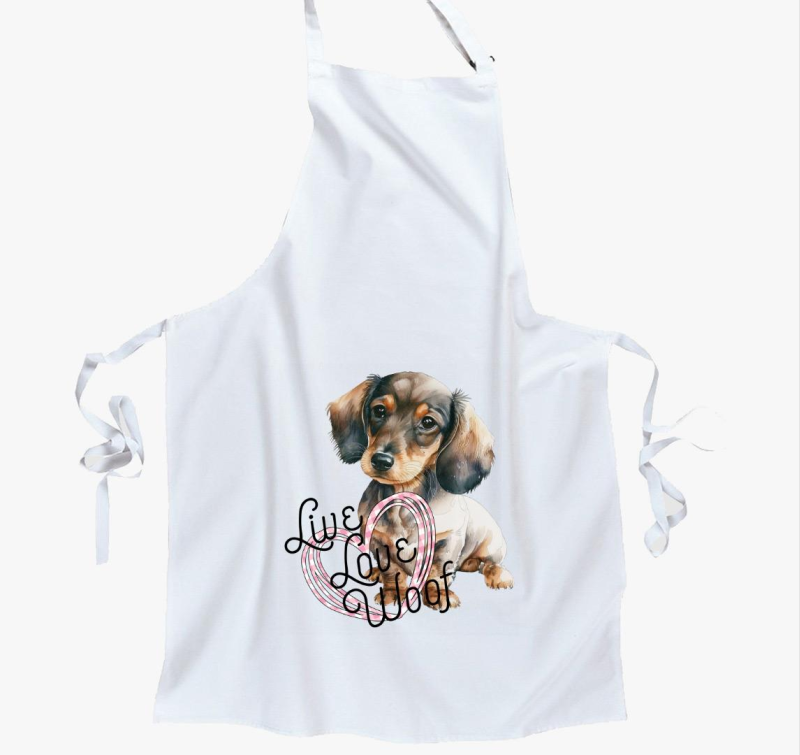 Tacskó szivecskés kötény