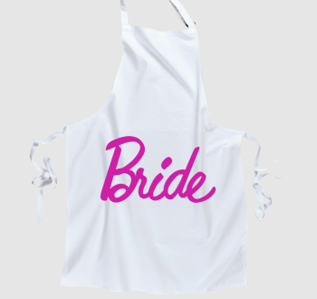 Bride Barbies betűkkel kötény
