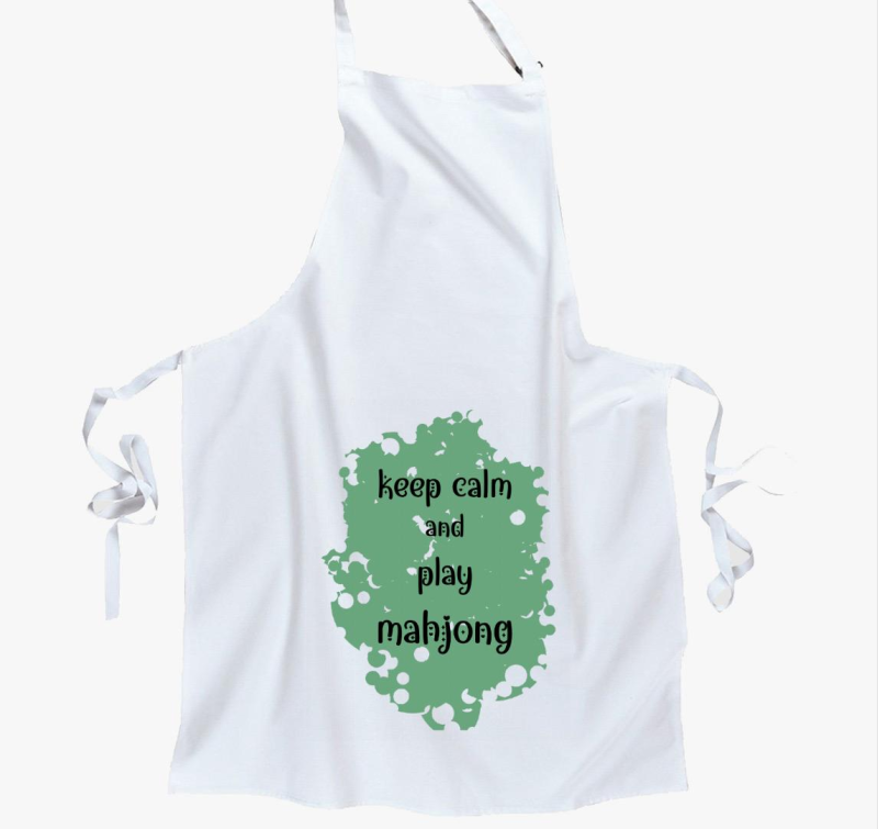 Keep calm mahjong kötény