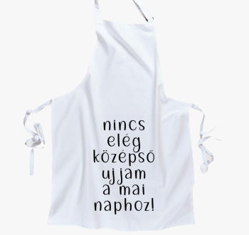 Középső ujj kötény