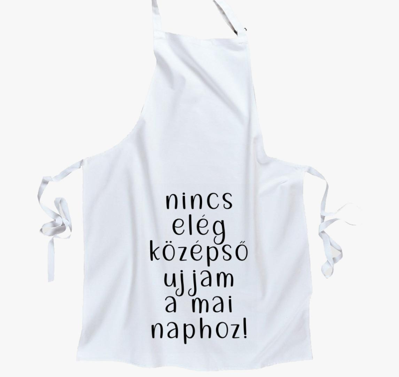 Középső ujj kötény