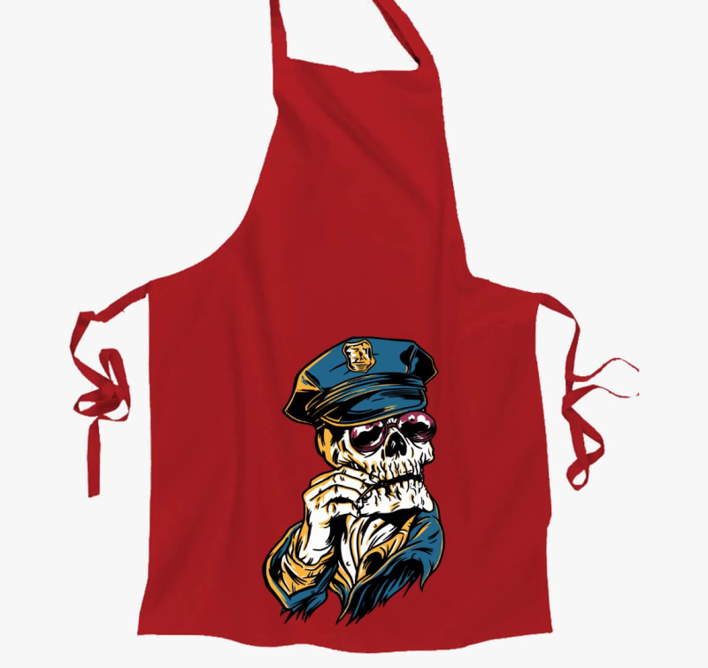 Skeleton Officer kötény