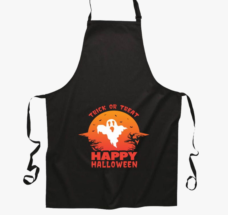 Trick or treat happy halloween kötény