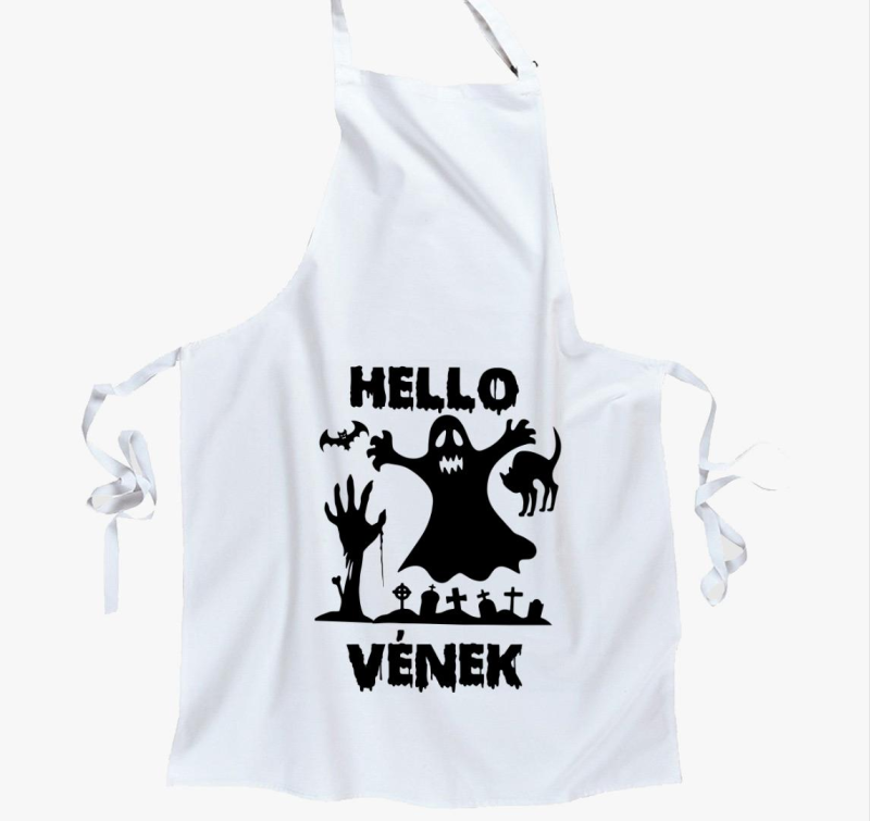 Hello vének halloween kötény