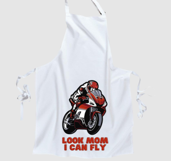 Look Mom, I can fly motoros kötény