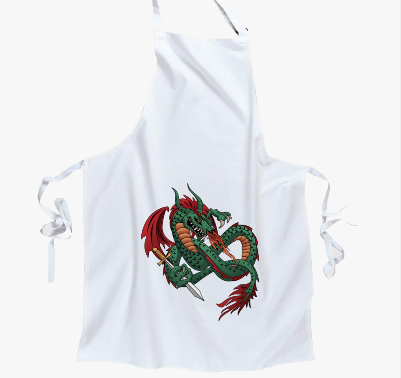 Szines sárkány kötény