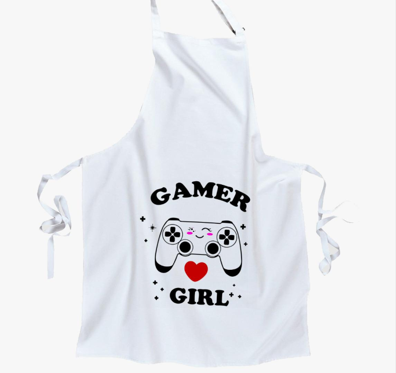 Gamer girl joytick kötény
