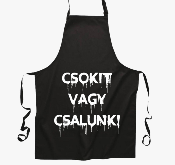 Csokit v csalunk kötény