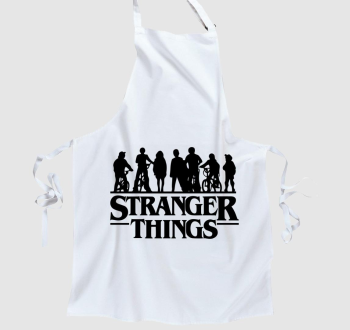Stranger Things 5 sziluett kötény
