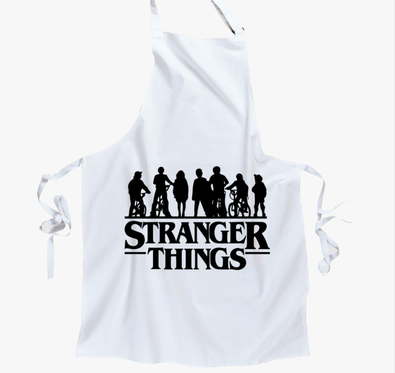 Stranger Things 5 sziluett kötény