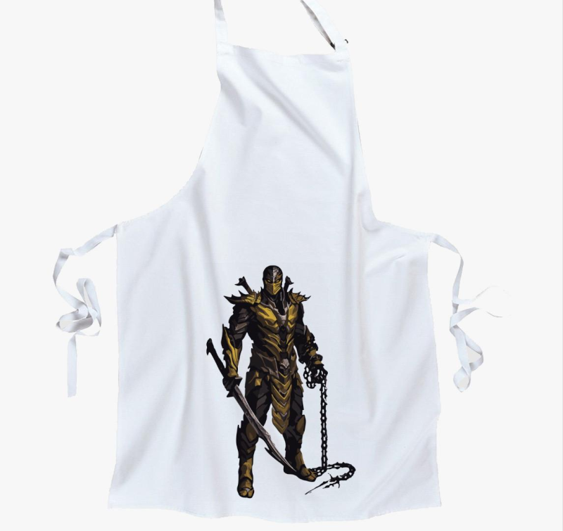 Mortal Kombat Scorpion modell kötény