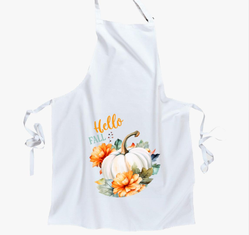 Hello fall pumpkin kötény