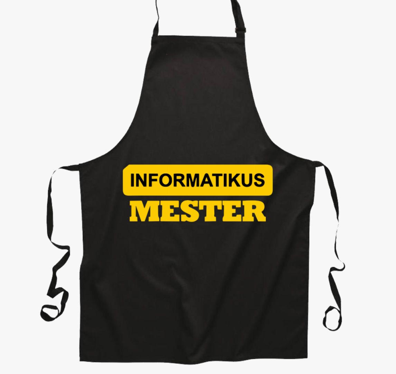 Informatikus mester kötény