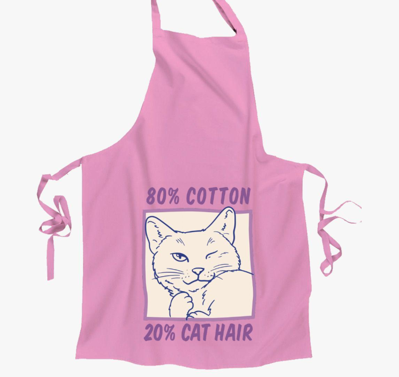 Pamut és Macska szőr kötény