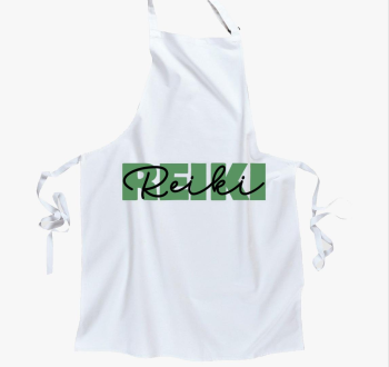 Reiki zöld kötény