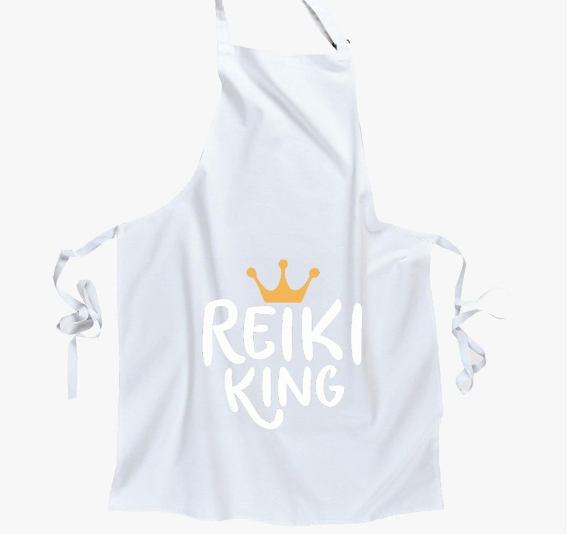 Reiki king fehér kötény