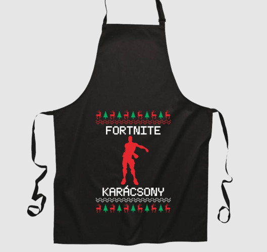 Fortnite karácsony kötény