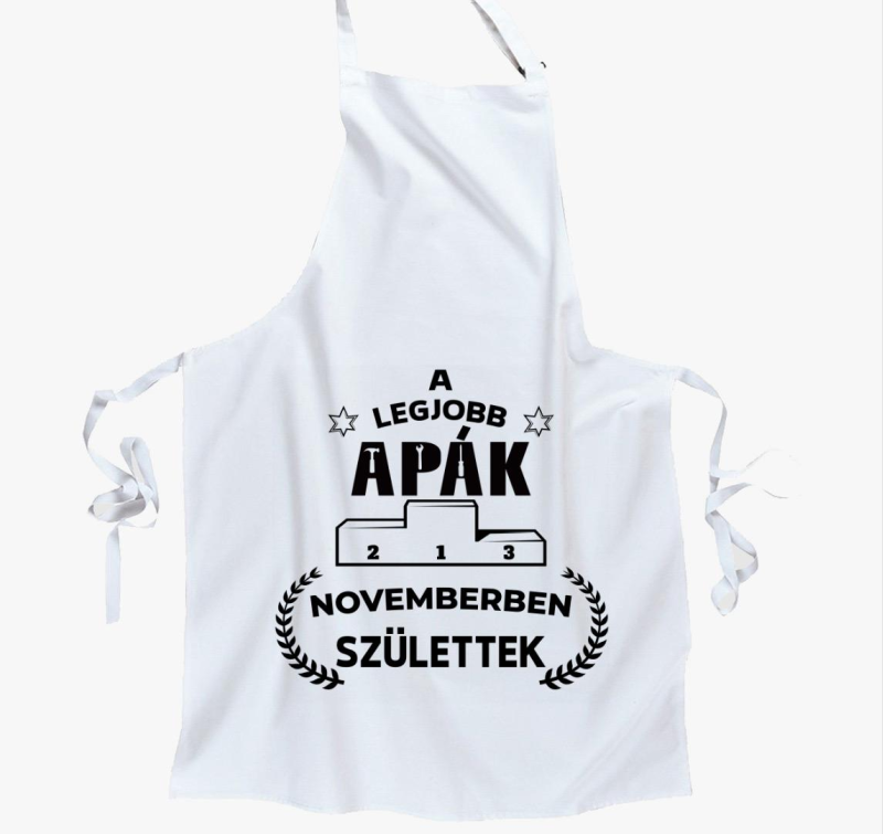 A legjobb apák novemberben születtek kötény