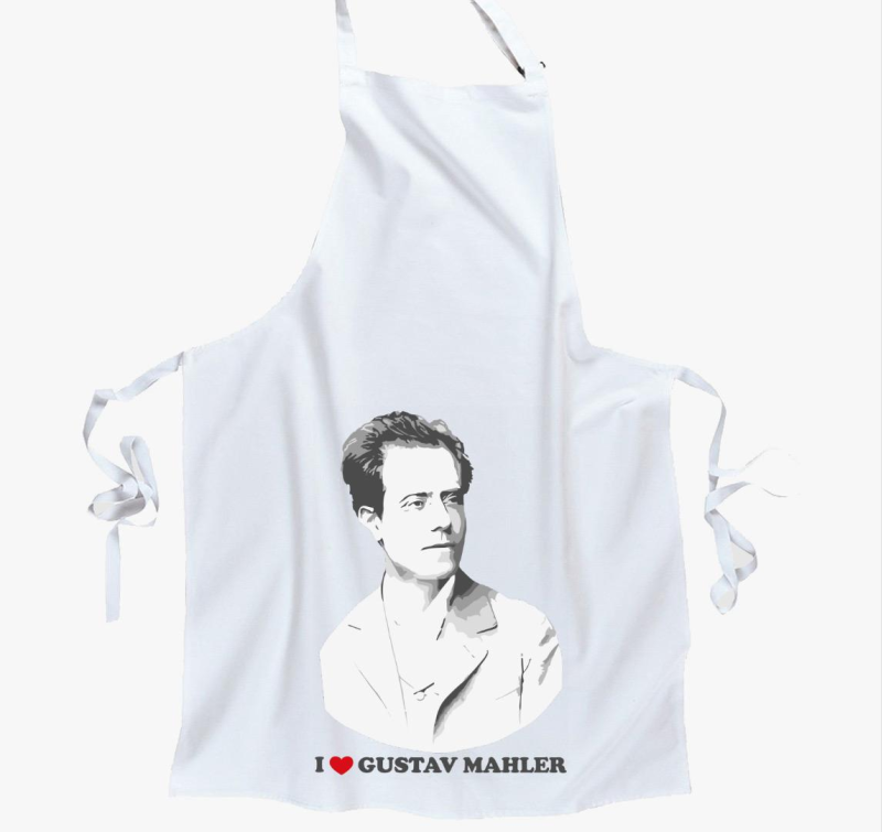 Mahler love portrait kötény