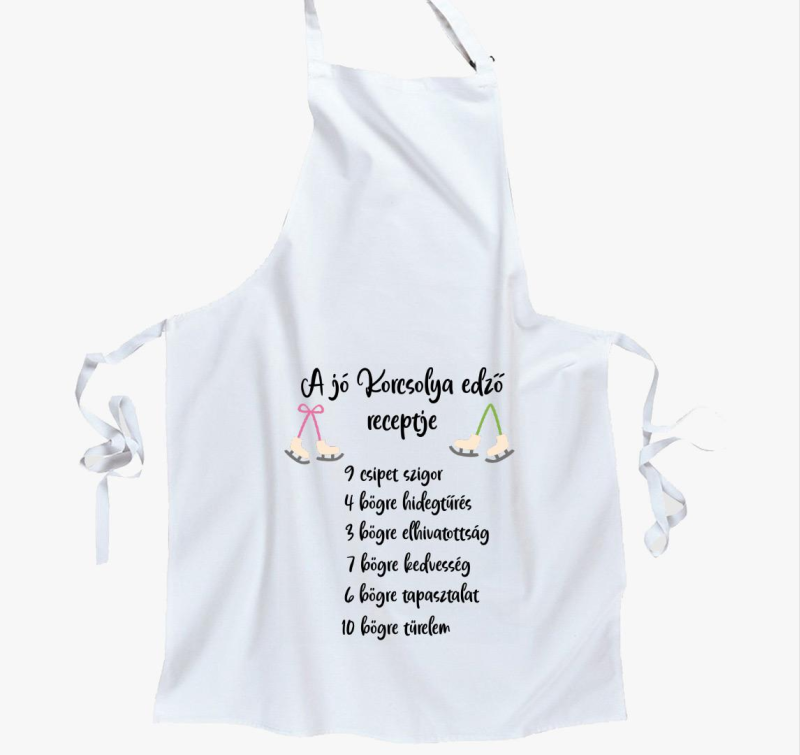 Korcsolya edző kötény