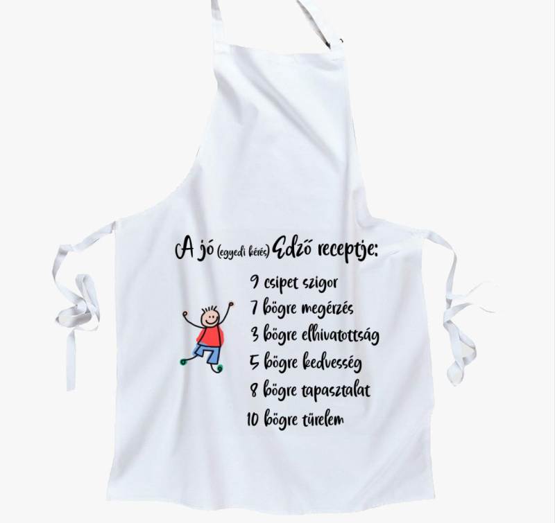 Fiús edző kötény