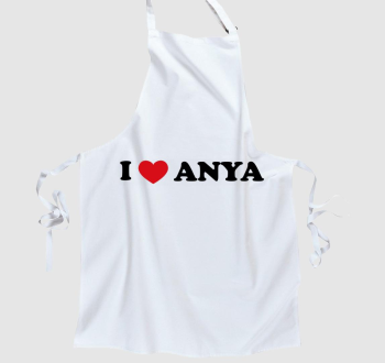 I love Anya kötény